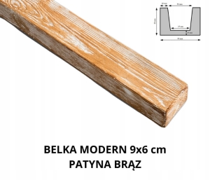 Imitacja Belki Na Sufit 9x6cm