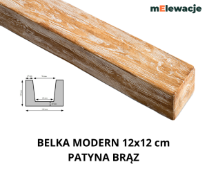 Belka Modern Patyna Brąz