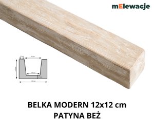 Belka Dekoracyjna Patyna Beż