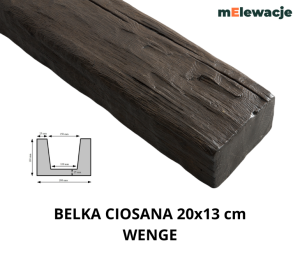 Imitacja Belki Rustykalnej WENGE