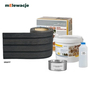 Elastyczny Lamel Elewacyjny Grafit