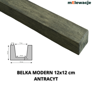 Belka Gładka ANTRACYT