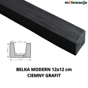 Belka Gładka CIEMNY GRAFIT