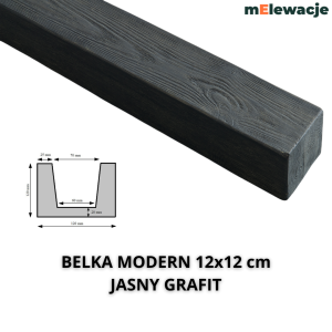 Belka Gładka JASNY GRAFIT