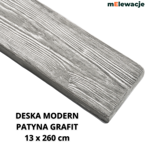 DESKA MODERN PATYNA GRAFIT