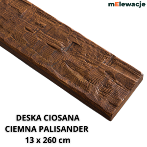 Deska Rustykalna Ciosana CIEMNA PALISANDER 13/20 cm