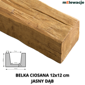 Belka Drewniana JASNY  DĄB 