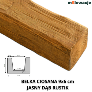 Belka Rustykalna Ciosana JASNY DĄB RUSTIK