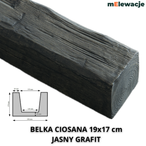 Atrapa Belki Drewnianej JASNY GRAFIT