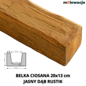 Belka Rustykalna Na Sufit JASNY DĄB RUSTIK