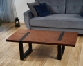 ława loft rustykalna dębowa