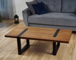 Ława LOFT dębowa mała