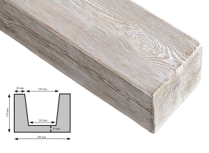 Belka Drewniana 19x17cm
