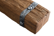 Obręcz ozdobna 1m SREBRNA