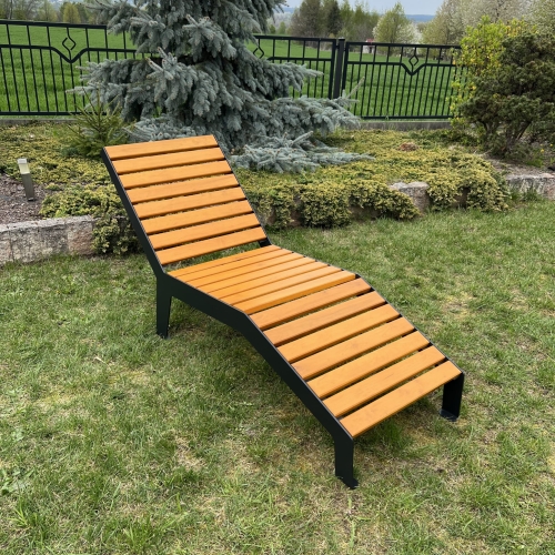 Leżak drewniany bez łokietników