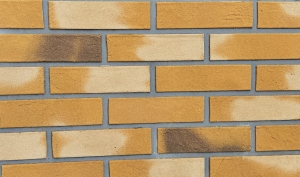 Imitacja Cegły Elewacyjnej z Fugą MIODOWA-PALONA | zestaw 1m²