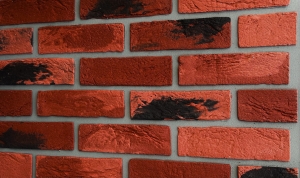 Imitacja Cegły na Elewację CZERWONA RETRO | zestaw 1m²